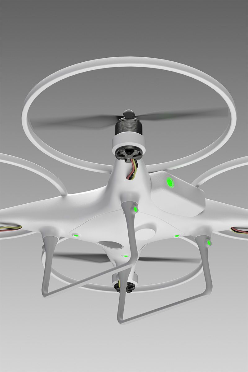 Interior render — modern living room